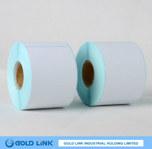 Glossy White Eco Self Adhesive Paper Label Sticker